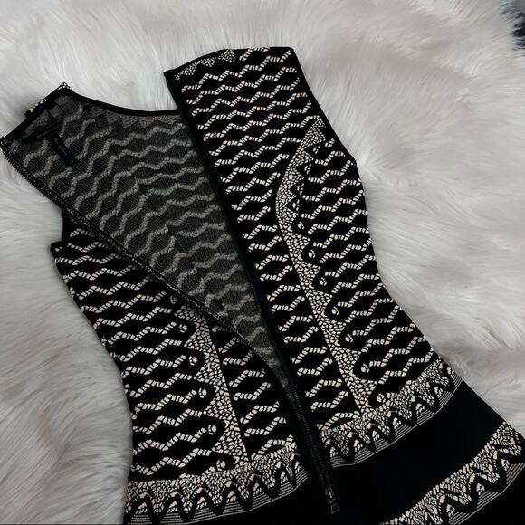 BCBGMAXAZRIA Wilma Jacquard Fit & Flare Dress Size XS NWOT - Picture 10 of 12